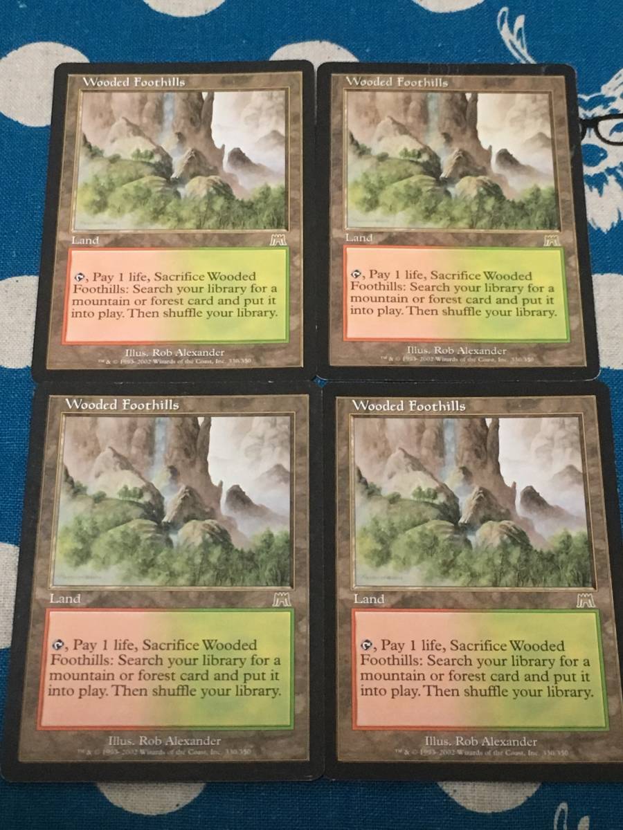 樹木茂る山麓⁄Wooded Foothills ONS英語4枚セット 樹木茂る山麓/Wooded