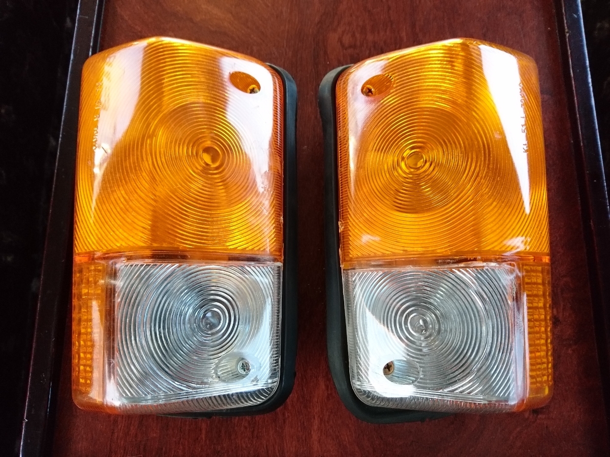 当時物【日野レンジャーSD用ウインカーセット】レトロ デコトラック野郎 旧車 KF ZM HE