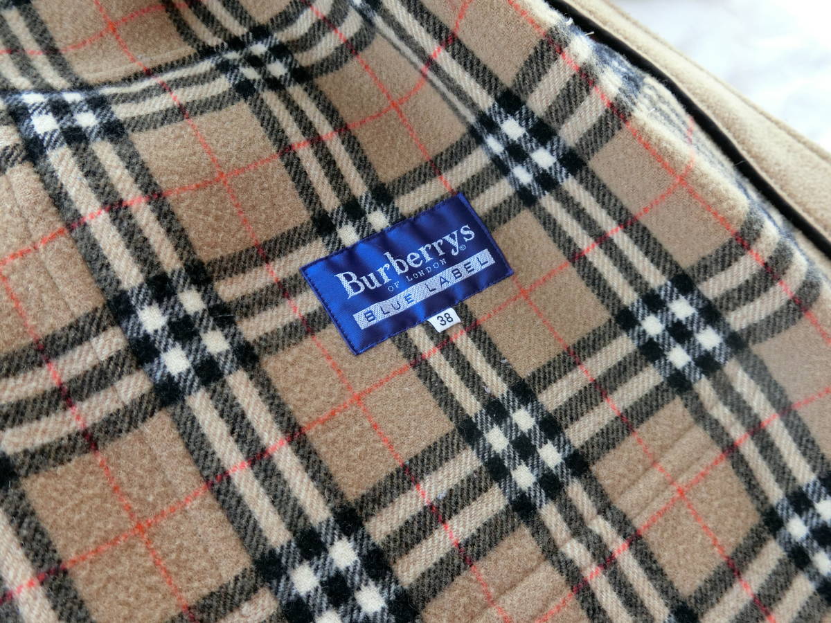 BLUE BURBERRY LABEL（ダッフルコート）のフリマアイテム一覧 ブルー