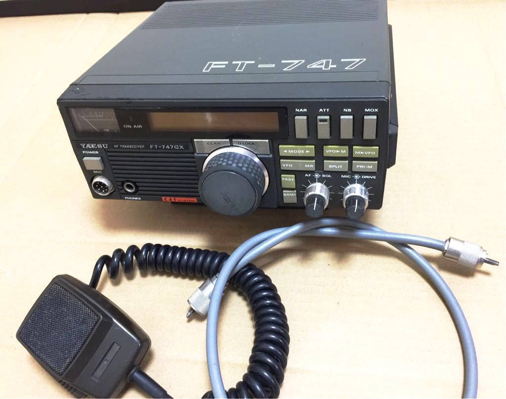 YAESU ☆YAESU 八重洲 HF トランシーバー FT-747 GX 無線機 (ジャンク