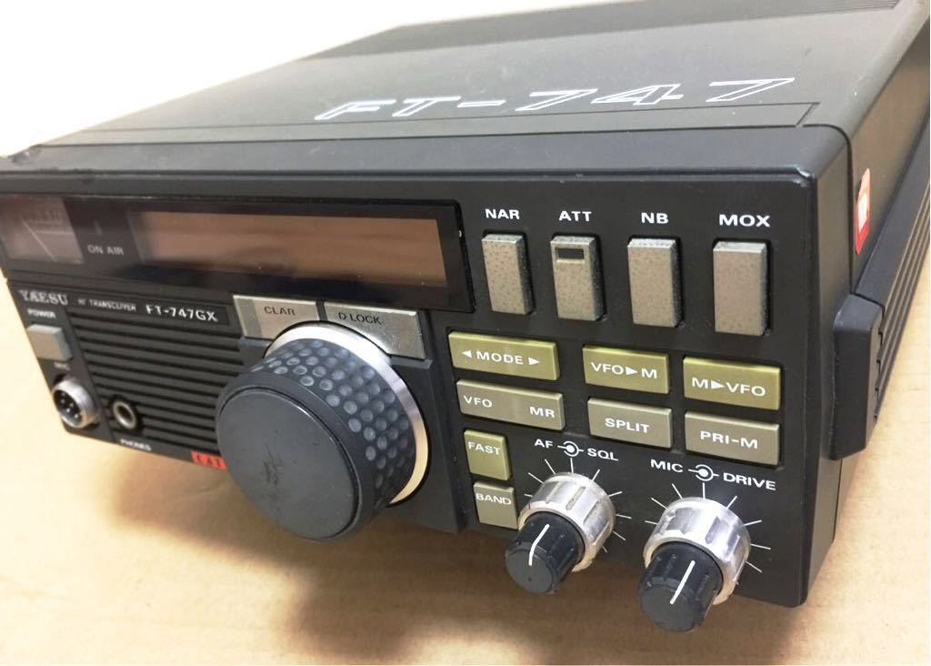 YAESU ☆YAESU 八重洲 HF トランシーバー FT-747 GX 無線機 (ジャンク
