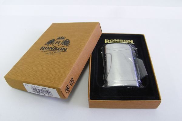 P082-sA1261 RONSON ロンソン ガスライター -0001 クロームサテン シルバー 現状品⑧(ロンソン)｜売買された ...