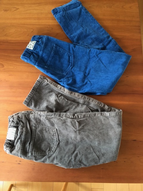 プチバトー Petit Bateau 男の子用 セット カットソー3、パンツ2、シャツ1、長袖肌着1 サイズ12Y【中古】送料無料