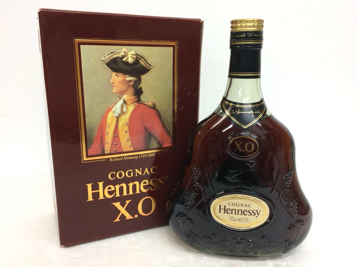 古酒 《未開栓》 Hennessy XO ヘネシー グリーンボトル 金キャップ 箱有り reref-k 1116-20