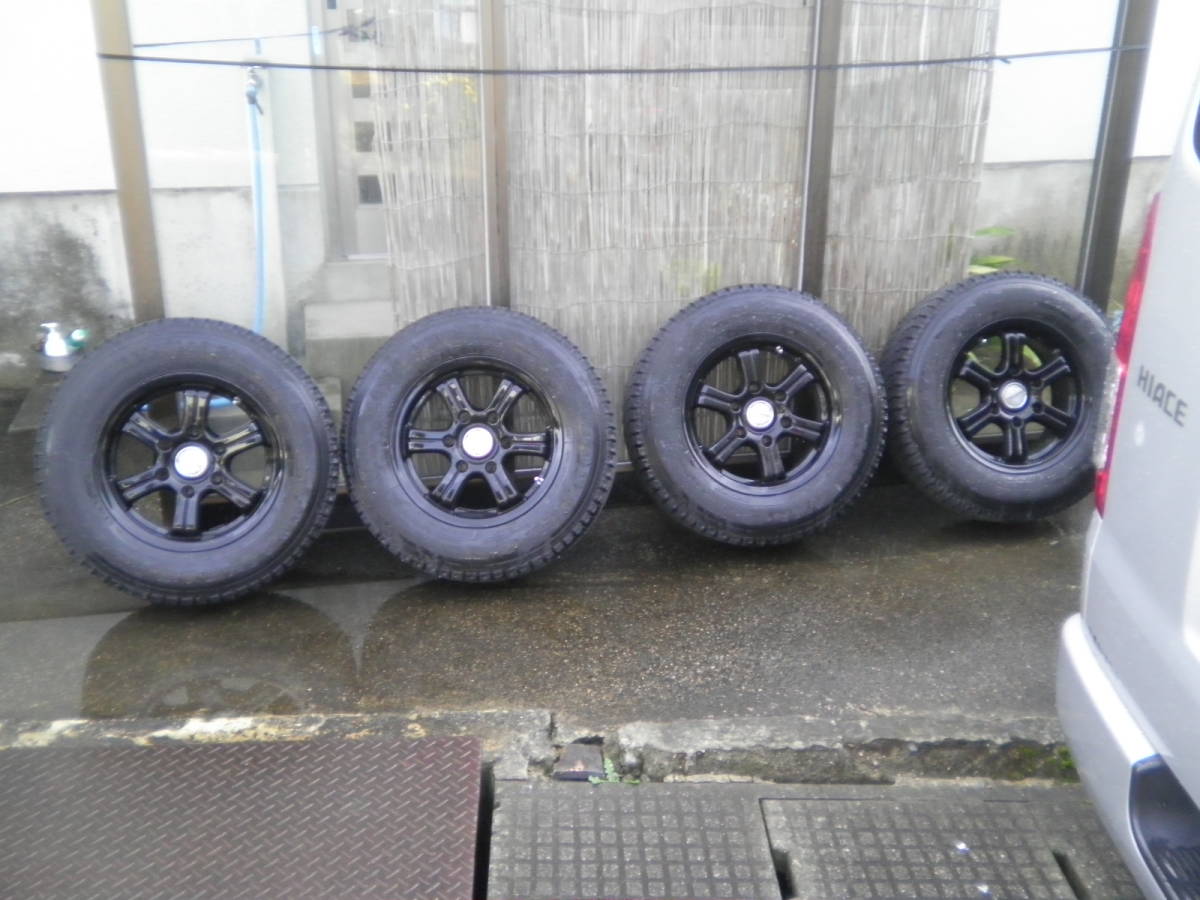 ハイエースバン用 200系 スタッドレスタイヤ＆ホイール 195/80R15 4本
