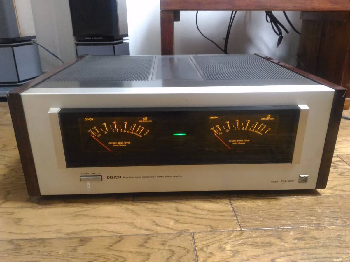 DENONパワーアンプ POA3000完動品の出品になります。 【公式通販】