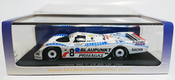 ■ＢＡＭ特注品 1/43 ポルシェ９６２Ｃ ブラウプンクト ルマン1989年 出場車 Porsche 962C Le Mans 1989 Spark■ 962C 1&frasl;43 | (プラモデル) アドバン 0
