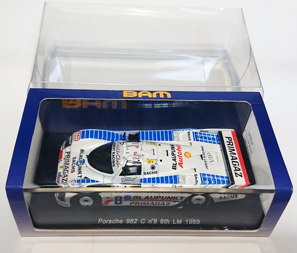 ■ＢＡＭ特注品 1/43 ポルシェ９６２Ｃ ブラウプンクト ルマン1989年 出場車 Porsche 962C Le Mans 1989 Spark■ 962C 1&frasl;43 | (プラモデル) アドバン 0