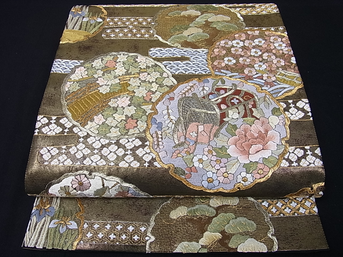  ヤフオク ベストストア受賞店 花美人着物 極上 六通柄袋帯 総刺繍 雪輪吉祥文 金糸 逸品 ｇ1519(仕立て上がり)｜売買されたオークション情報、yahooの商品情報をアーカイブ公開 - オークファ 仕立て上がり