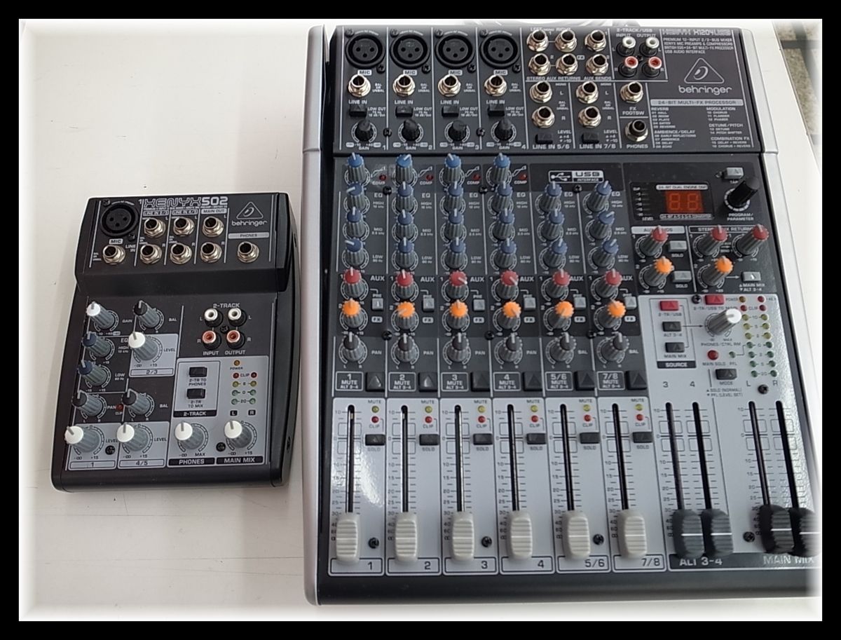 B308 BEHRINGER ベリンガー X1204USB ミキサー XENYX502 ミキサー