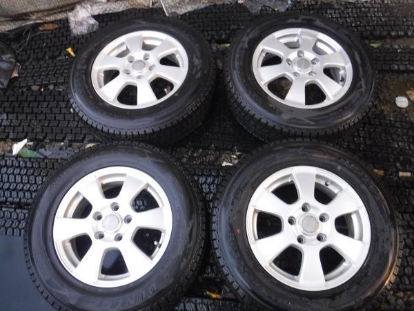 送料無料●アルミホイール 5穴-114.3 9分山 4本 ダンロップ 175/80R15 WINTER MAXX 15インチ●21304