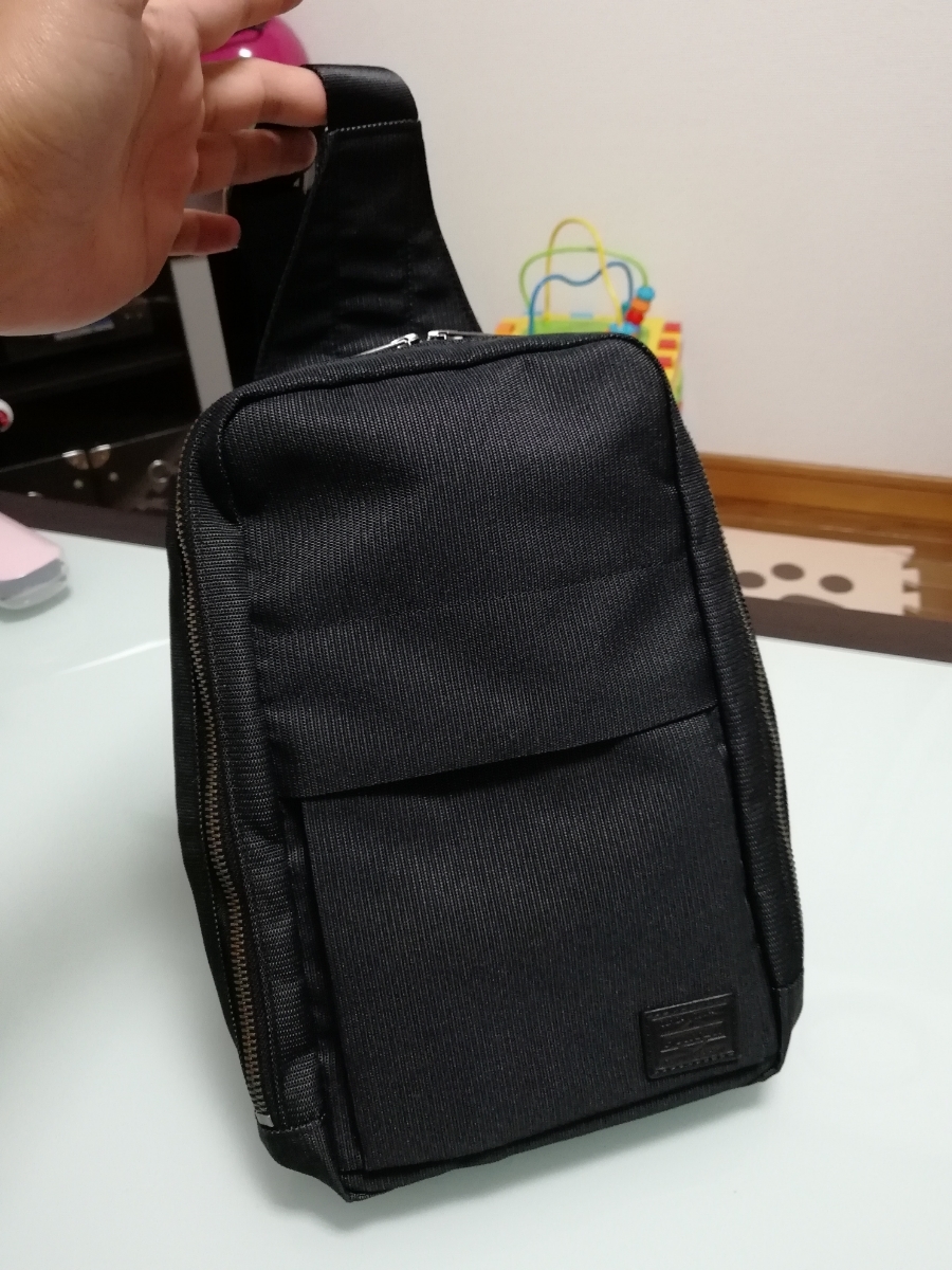 超美品】PORTER ポーター FINESSE スリング ワンショルダーバッグ 