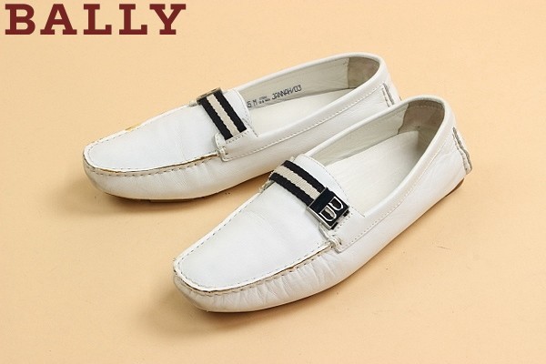 新作入荷，新作 BALLY/バリー レザー ロゴ金具 フラット ローファー シューズ アイボリー 白 35 1/2(バリー)｜売買されたオークション情報、yahooの商品情報をアーカイブ公開 - オークファン その他