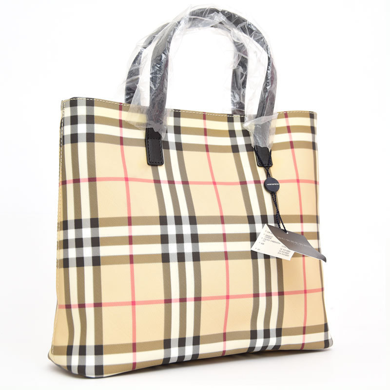 1円 未使用 極美品 BURBERRY バーバリー トートバッグ ノバチェック 