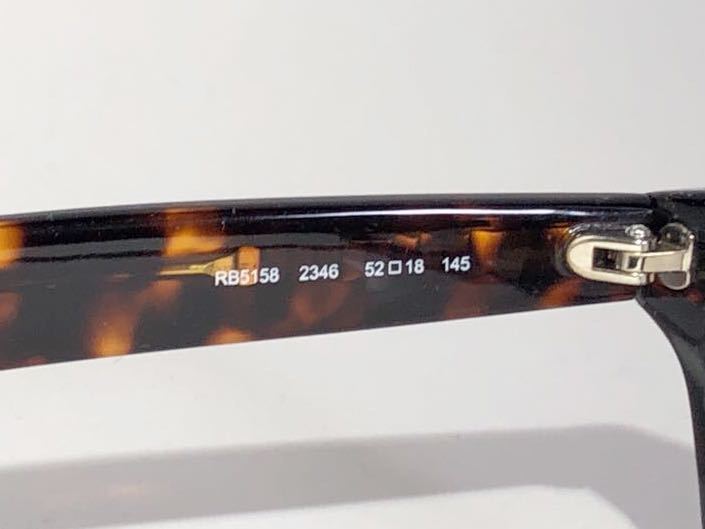 ★希少★Ray-BanレイバンRB5158 2346 伊達眼鏡 *561