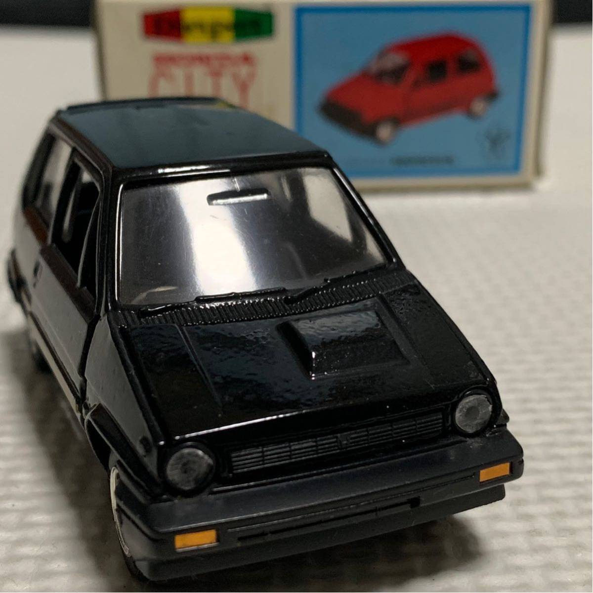希少品】ヨネザワ ダイヤペット G-24 ホンダ シティターボ 黒色 Diapet