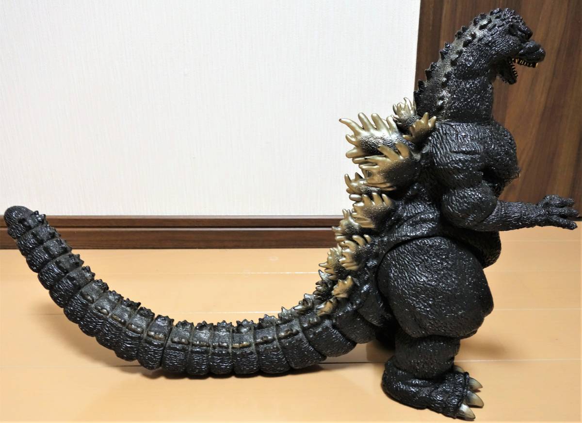 ☆バンダイ ジャイアント ゴジラ 1991 特大ソフビ 高さ約36cm