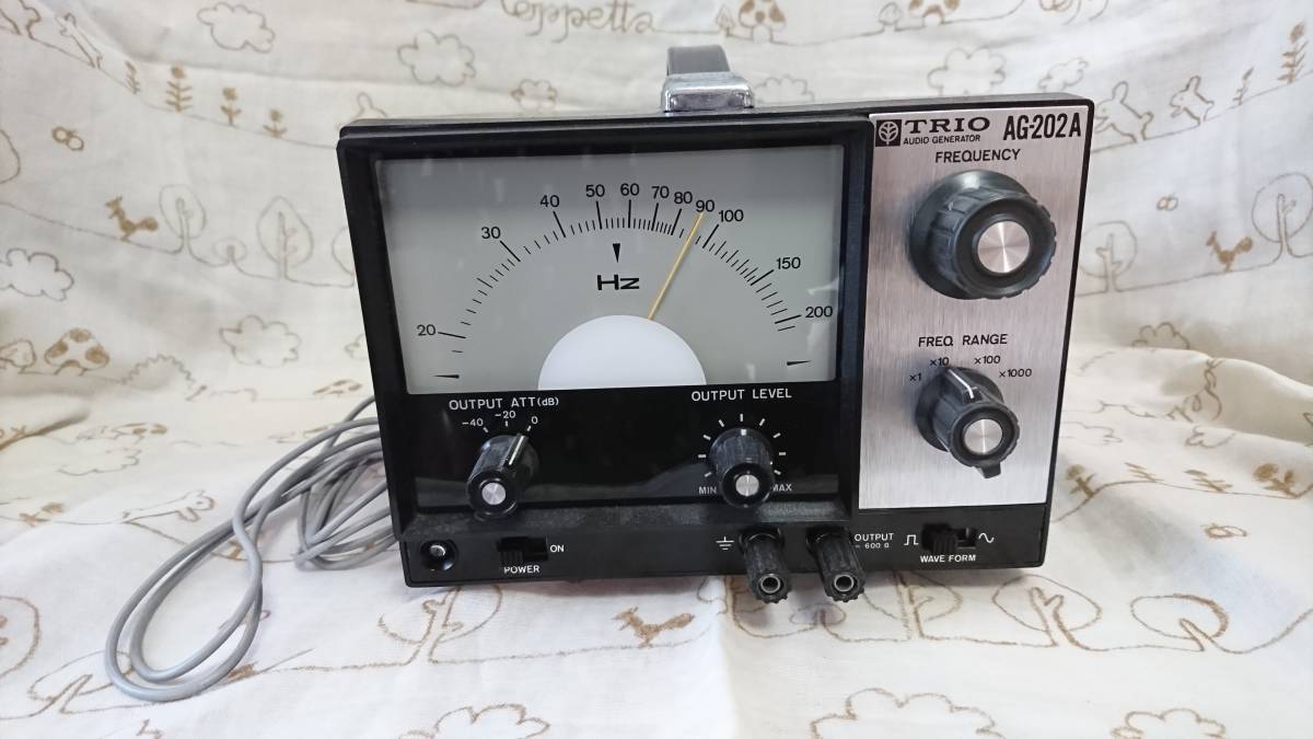 TRIO AG-202A Audio Signal Generator GENERATOR AUDIO Trio 低周波