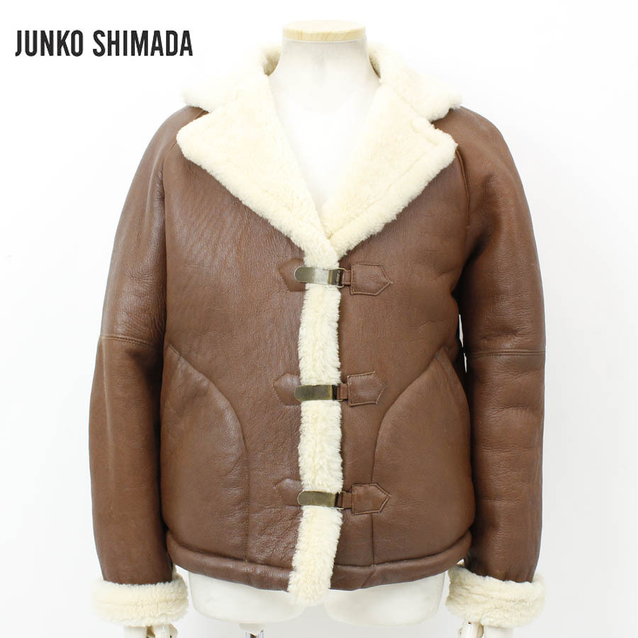 メンズ！定価15万円 美品 JUNKO SHIMADA ジュンコシマダ 羊革 リアル 