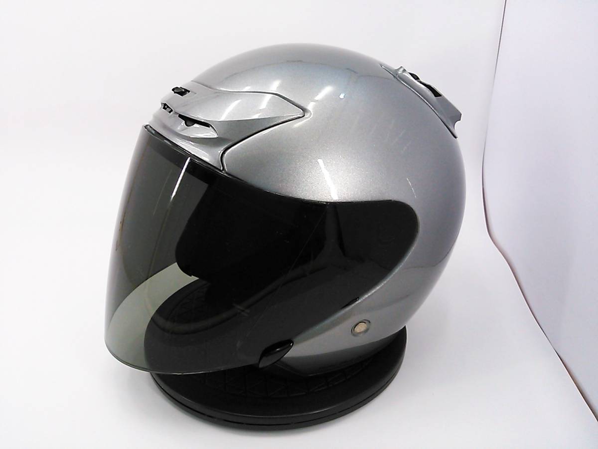 送料無料】程度良好 SHOEI ショウエイ J-FORCE2 ディープシルバー