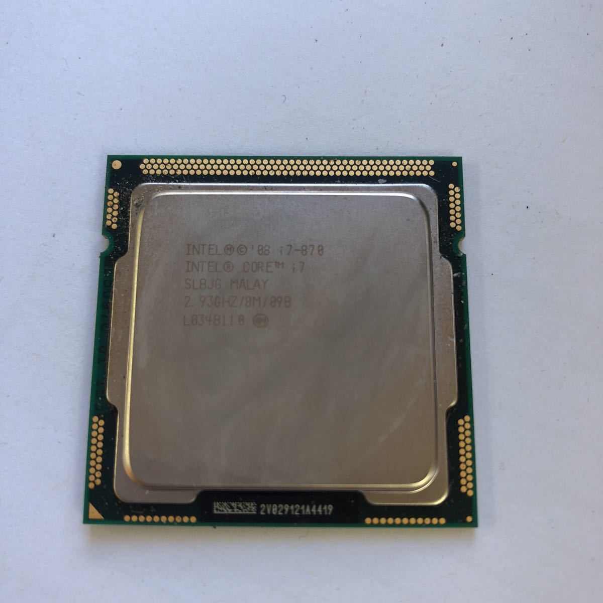 Intel Core i7-870 SLBJG 2.93GHz CPU Quad-Core 8M 0 Socket