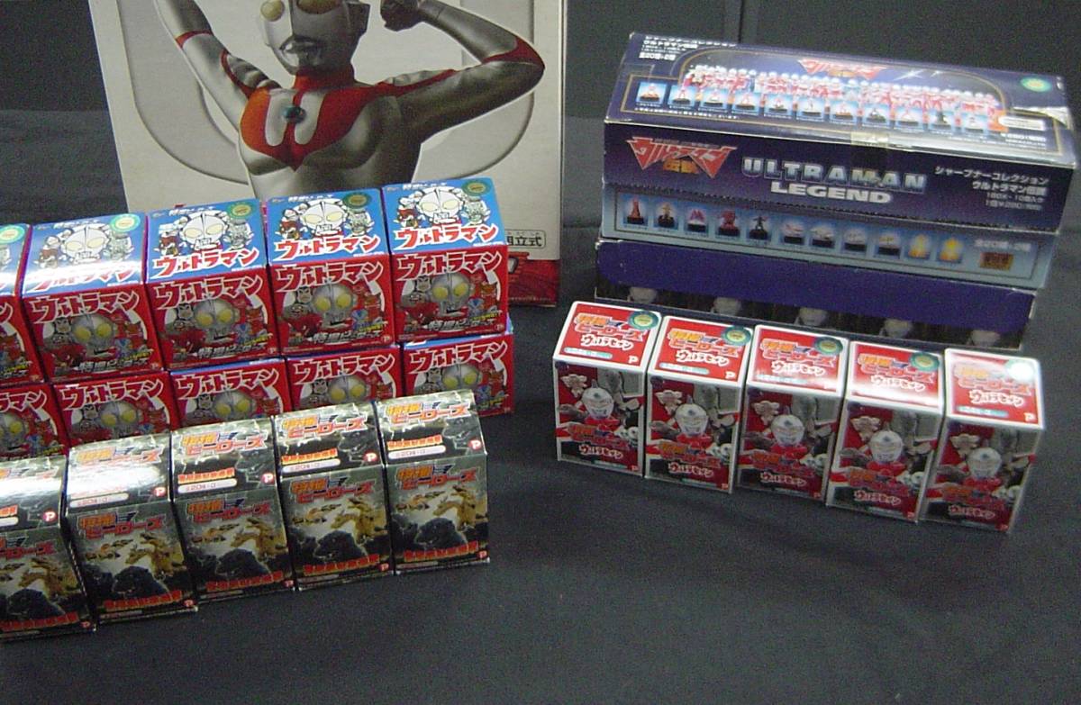 品質保証，人気SALE プライズ ビックサイズソフビ ウルトラマン 特撮ヒーローズ マン セブン シャープナーコレクション コンプ 他 大量 処分 まとめて(ウルトラマン)｜売買されたオークション情報、yahooの商品 ウルトラマン