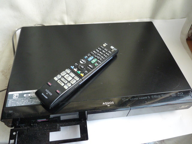 シャープ ブルーレイレコーダーBD XL/ブルーレイ3D◇BD-HDS63/リモコン