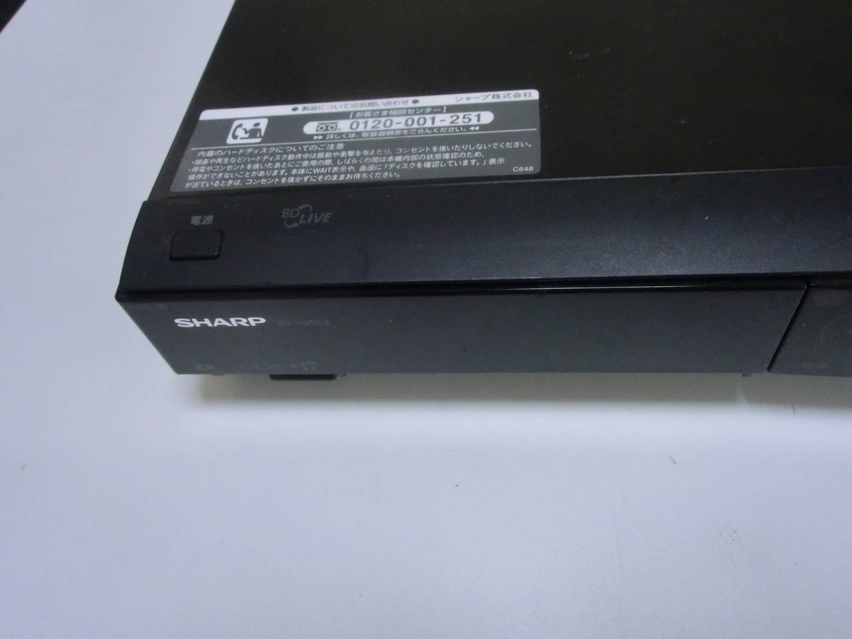 I53143. SHARP / BD-T1100 / BD/HDDレコーダ 地デジ確認 2012年製