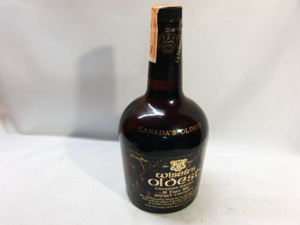 飲料・酒 WISER'S OLDEST カナディアンウイスキー