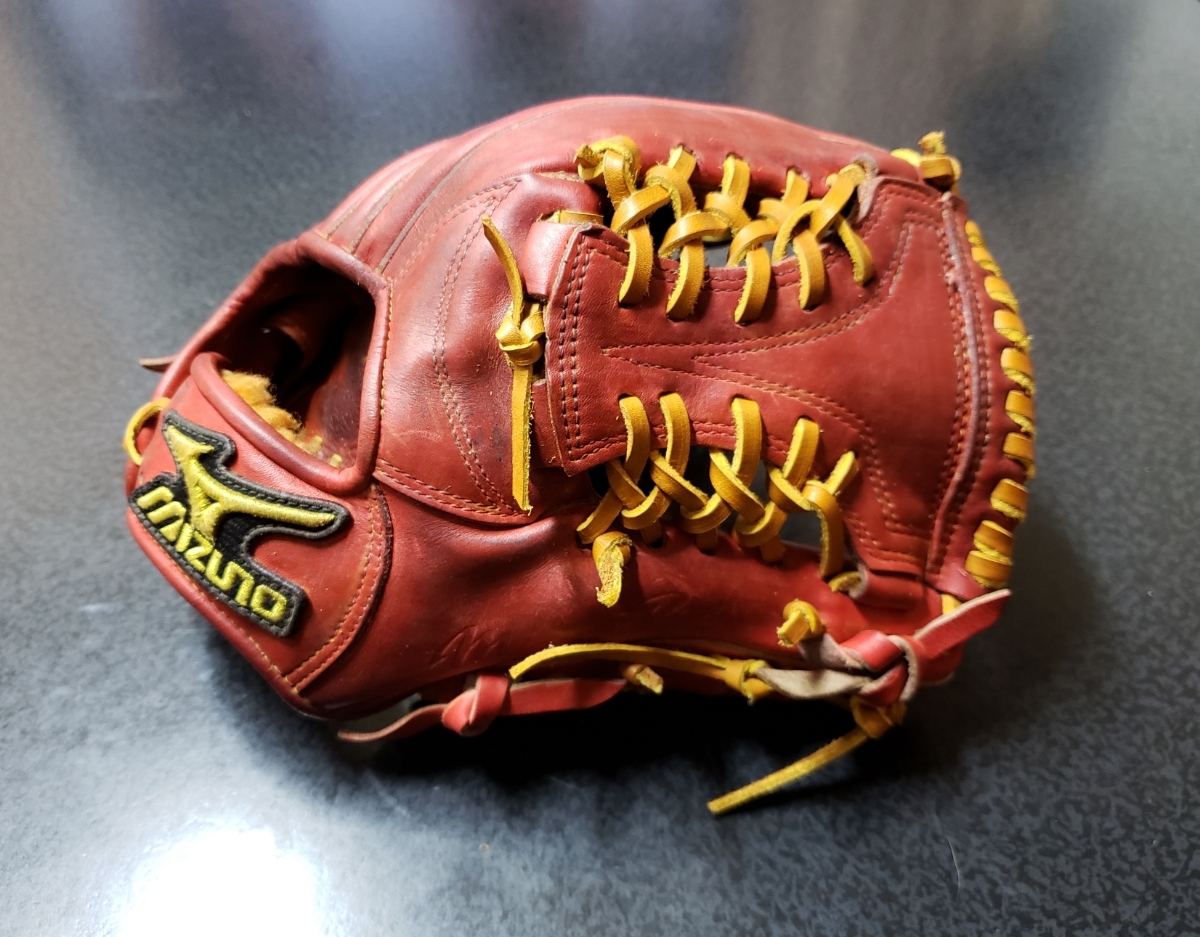 K-KLUB限定】硬式☆ミズノ 最上級☆ミズノプロ☆内野手用☆中古超良型 