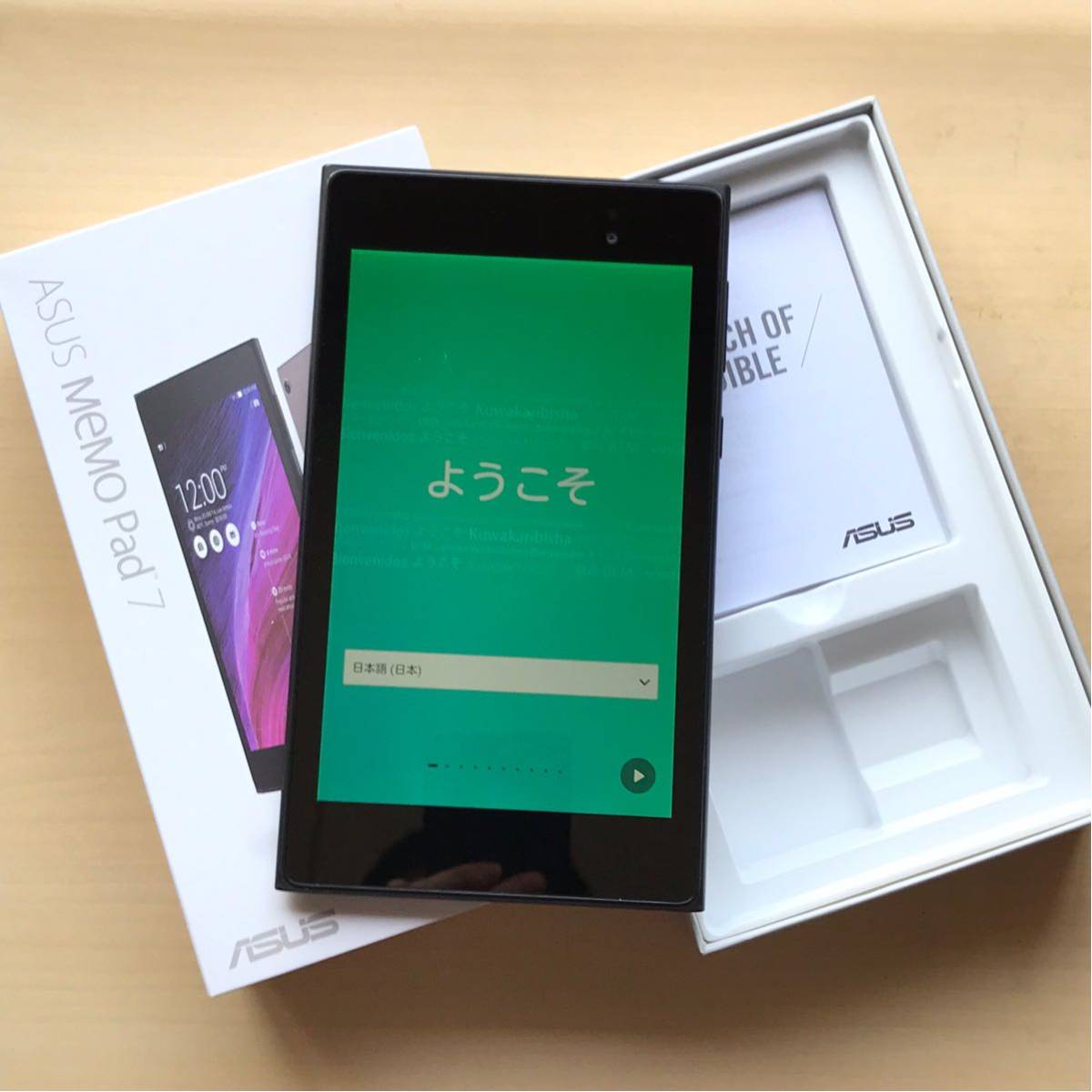 Asus Memo Pad7 Me572cl Simフリー タブレット 7インチ 19 10 箱付 ジェントルブラック 本体 売買されたオークション情報 Yahooの商品情報をアーカイブ公開 オークファン Aucfan Com