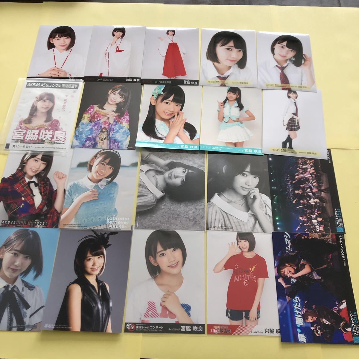 AKB48 生写真 0と1の間 宮脇咲良 封入 店頭DAY 3枚セット コンプ 宮脇咲良 HKT48 AKB48 生写真 - コンプ 3枚 全国統一 | 公式生写真