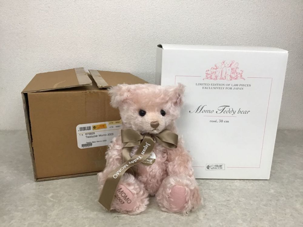 137-67 限定品 シュタイフ モモ 2003 名花シリーズ テディベア Steiff