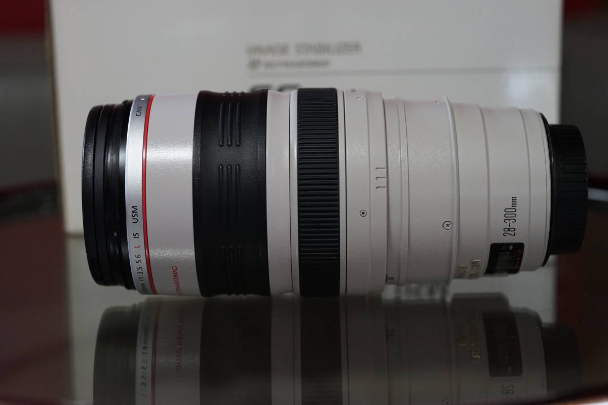 Canon EF28-300mm F3.5-5.6L IS USM Kenko Zeta プロテクター付き