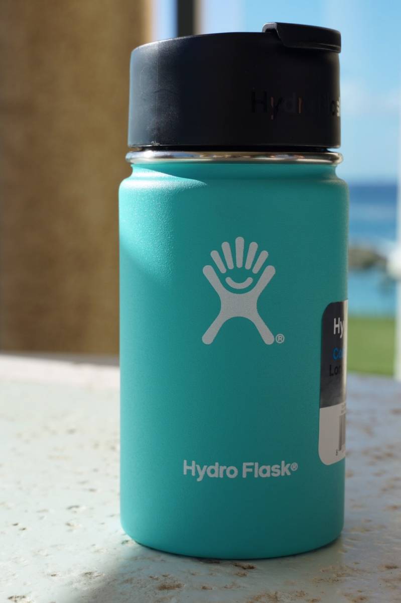 【新品未使用】 ハワイ限定　アイランドビンテージコーヒー ハイドロ　フラスク　人気の水色