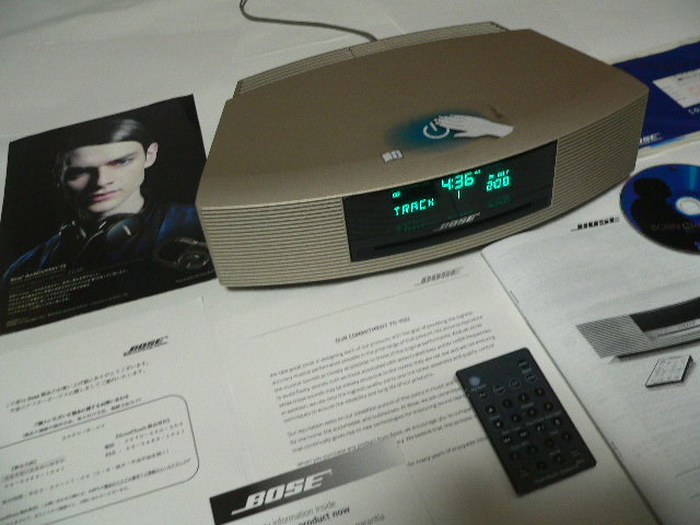  BOSE Wave Music System Ⅲ 新色パ－ルゴ－ルド 動作良好 取説付き 内部点検済(一般)｜売買されたオークション情報、yahooの商品情報をアーカイブ公開 - オークファン 一般