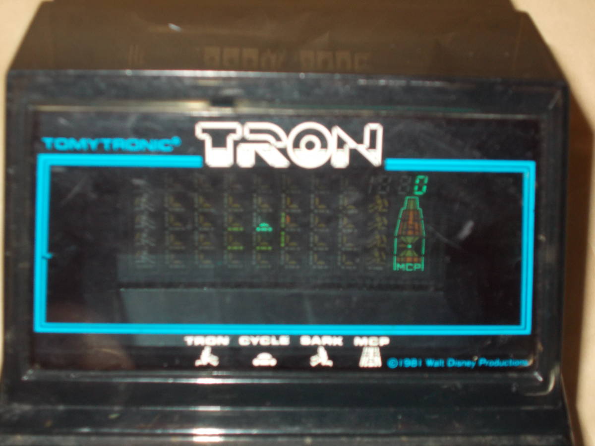 トミー・LSIゲーム TRON/トロン 中古・作動品・昭和レトロ・レトロ