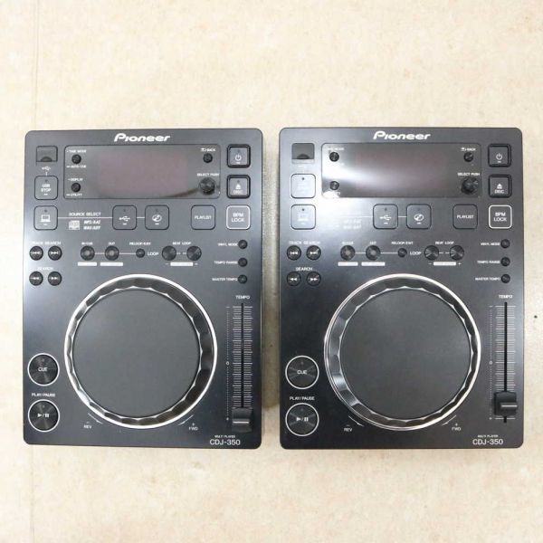 中古美品☆PIONEER パイオニア DJM-350 ミキサー CDJ-350×2台  