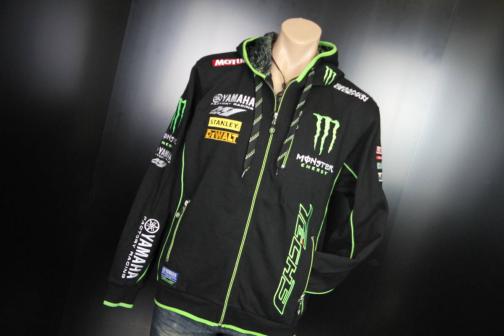 正規品 【Monster TECH3 YAMAHA】motoGP 公式 2018パーカー BLACK フーディ【L】ヤマハ（検 motoGP Super Bike Yamaha Racing ZARCO 5 M1）