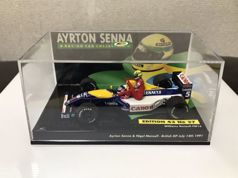 ウィリアムズ FW14 ルノー イギリスGP 0 1⁄18 1⁄43 セナ＆マンセル ー
