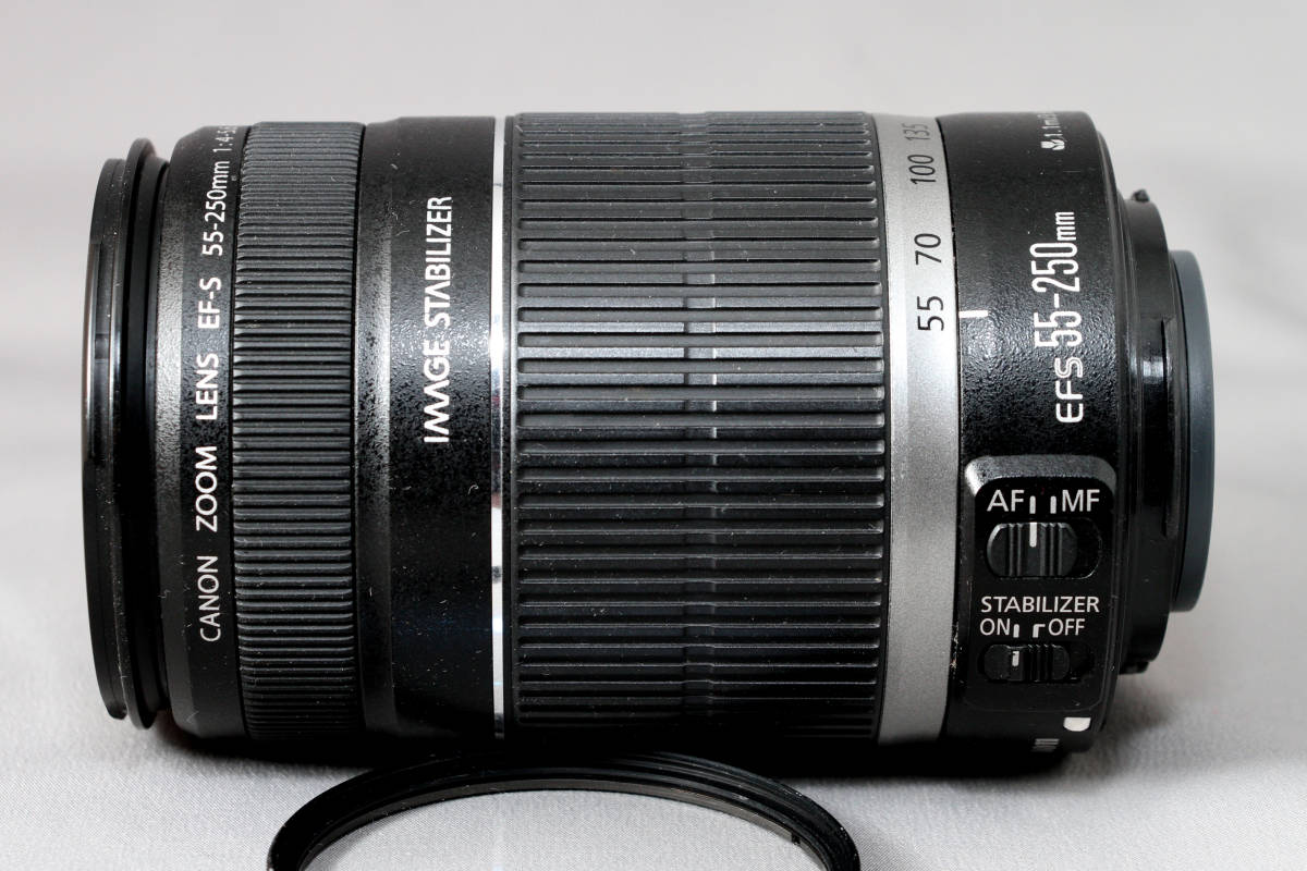 作動良好！ 光学きれい！ 4段手ブレ補正 望遠ズーム Canon EF-s 55-250
