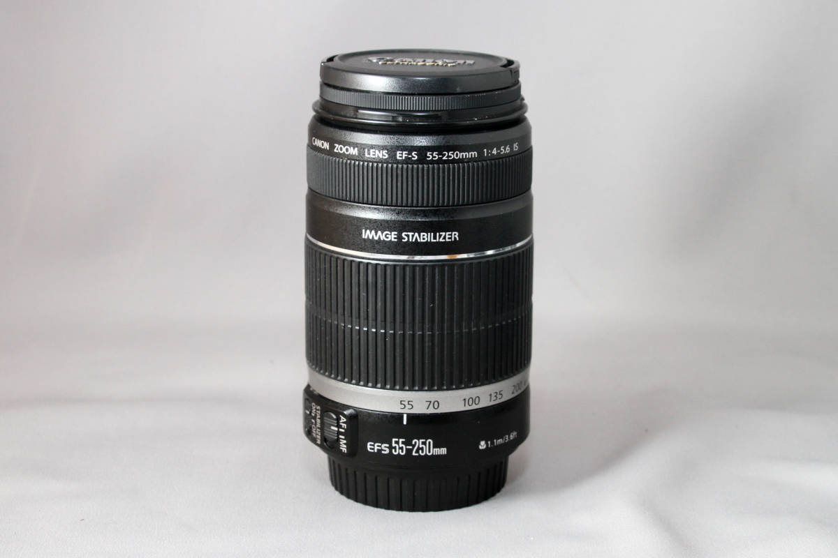 作動良好！ 光学きれい！ 4段手ブレ補正 望遠ズーム Canon EF-s 55-250