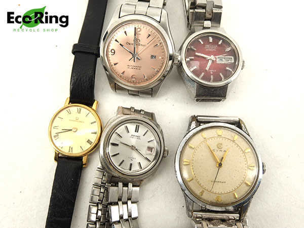 1円 ジャンク品含む セイコー オリエント CYMA UNIVERSAL GENEVE 