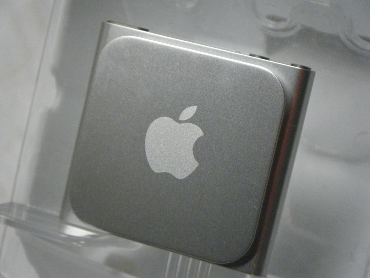 ipod nano 第6世代 8GB シルバー 中古品 美品 再生時間長い （識6-26-8