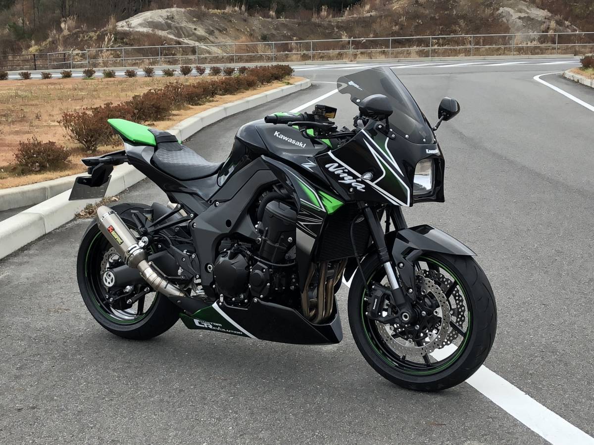 Z1000(2014~)ニンジャカスタム - Z1000にニンジャカウル取り付け