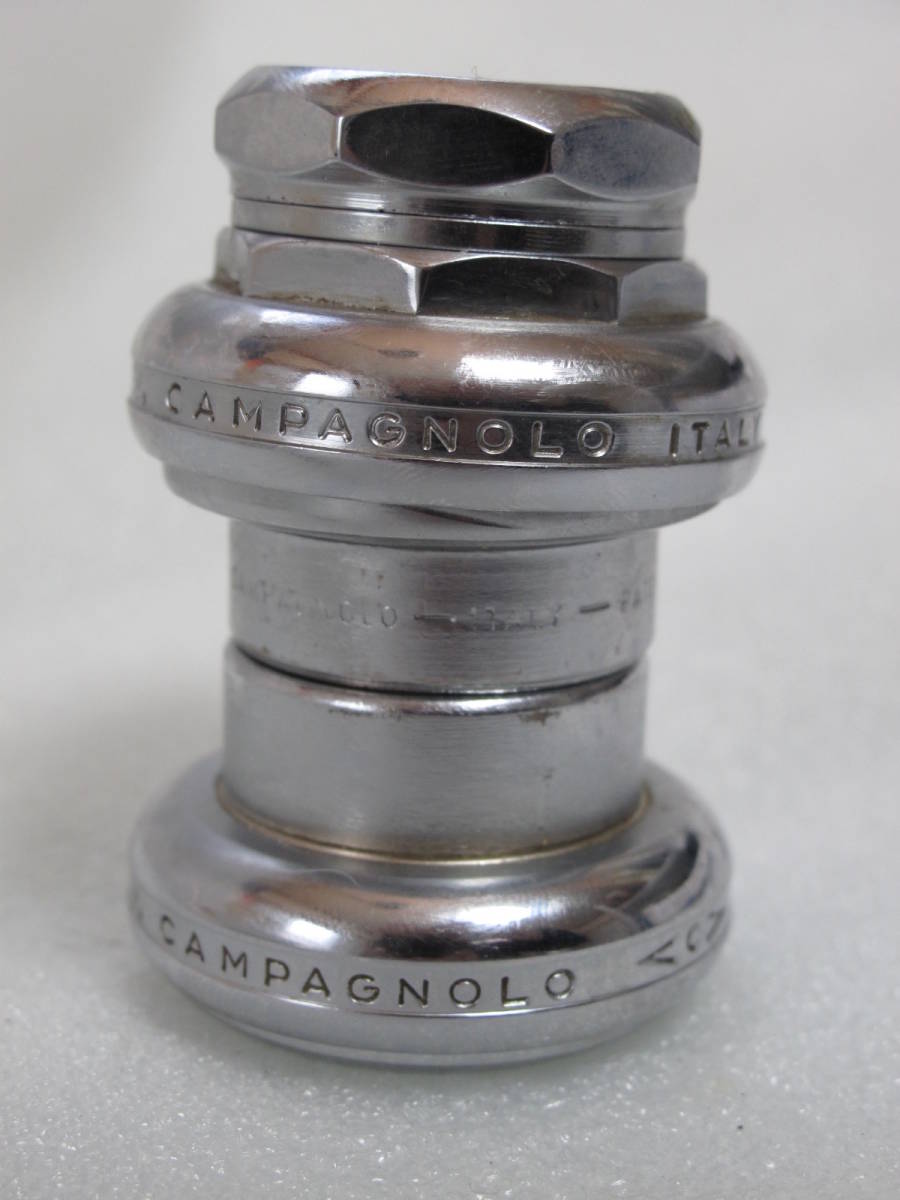 CampagnoloカンパRECORDレコード 鉄ヘッドパーツ 刻印 良品中古
