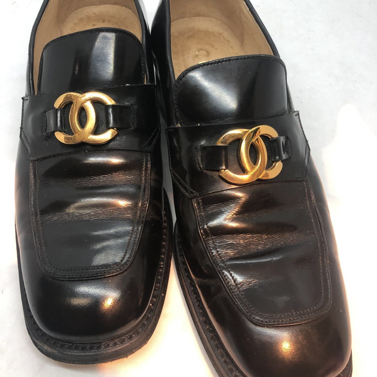 CHANEL シャネル ローファー 靴 エナメルシューズ 【公式通販】