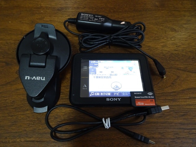 SONY／ソニーポータブルナビゲーション NV-U37 ブラック ポータブル