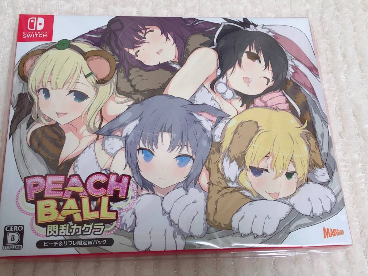Nintendo Switch PEACH BALL 閃乱カグラ ピーチ&リフレ限定Wパック_1