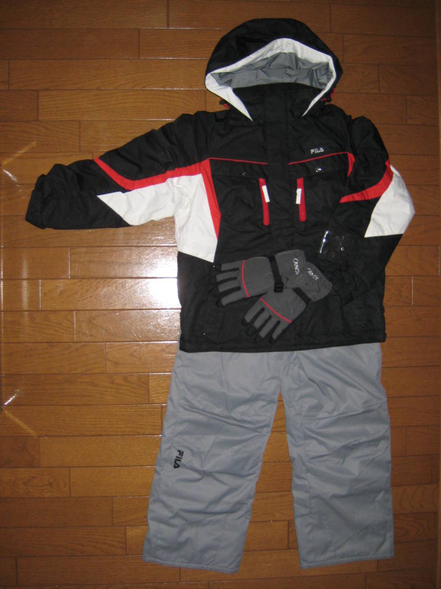 セール，品質保証 キッズ FILA スノーボード スキーウェア スノボー サイズ150 イグニオ手袋付(ウエア、装備（子ども用）)｜売買されたオークション情報、yahooの商品情報をアーカイブ公開 - オークファン ウエア、装備（子ども用）